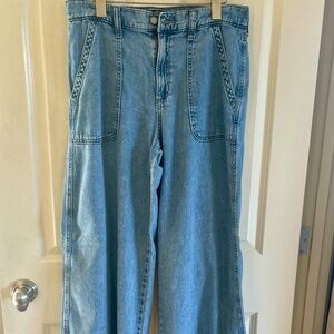 Banana Republic Factory Wide Leg Jeans 30L